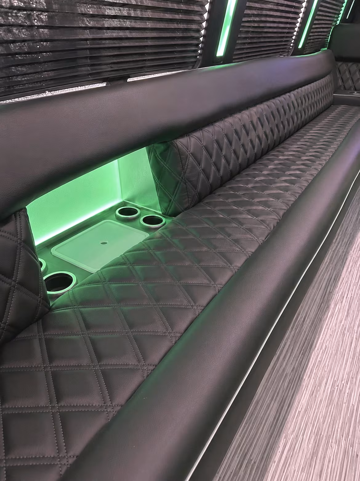 20 Passenger Party Bus Interior
