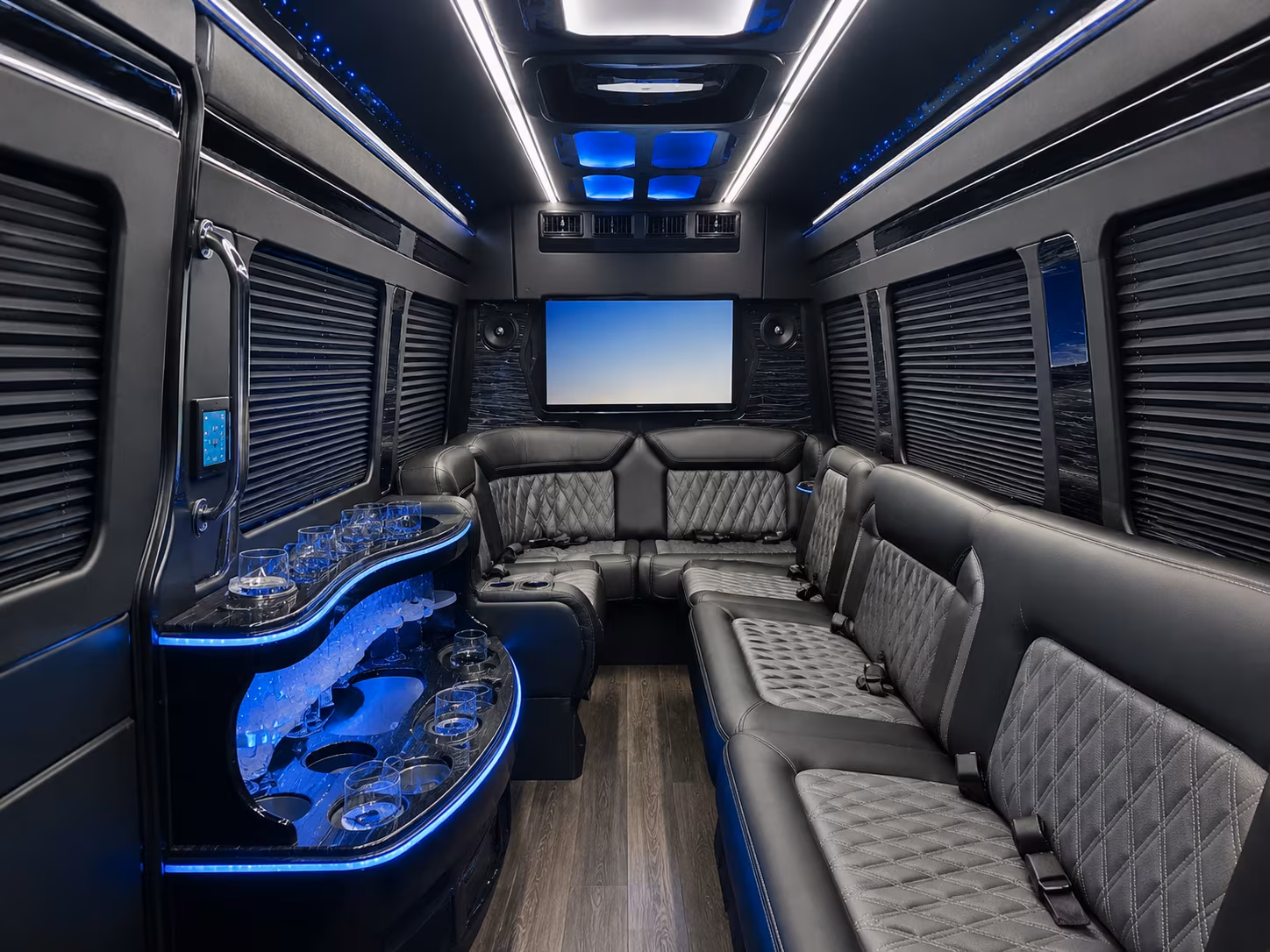 Wichita Airport Shuttle & Transportation party bus exterior