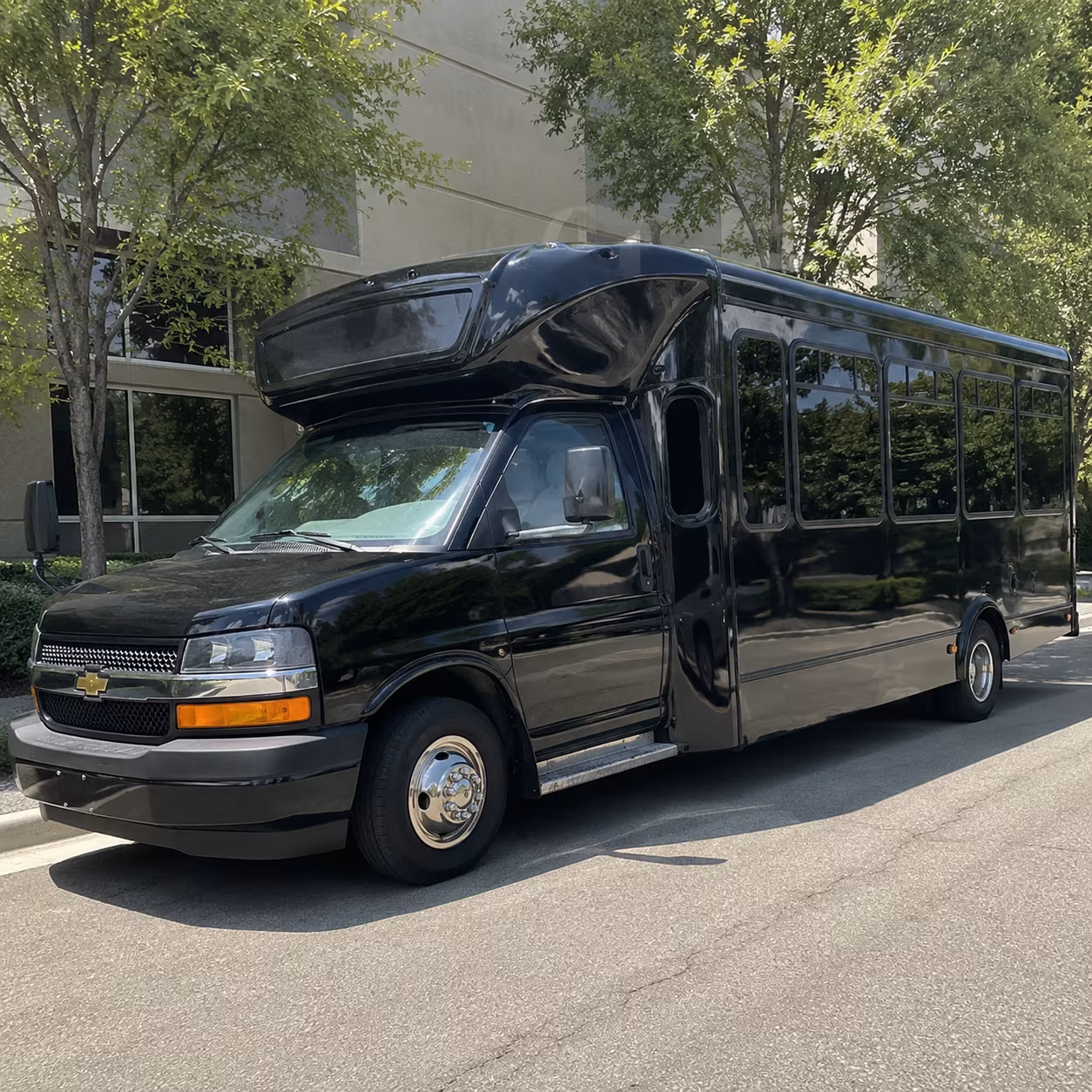 Wichita Bachelor & Bachelorette Transportation party bus exterior