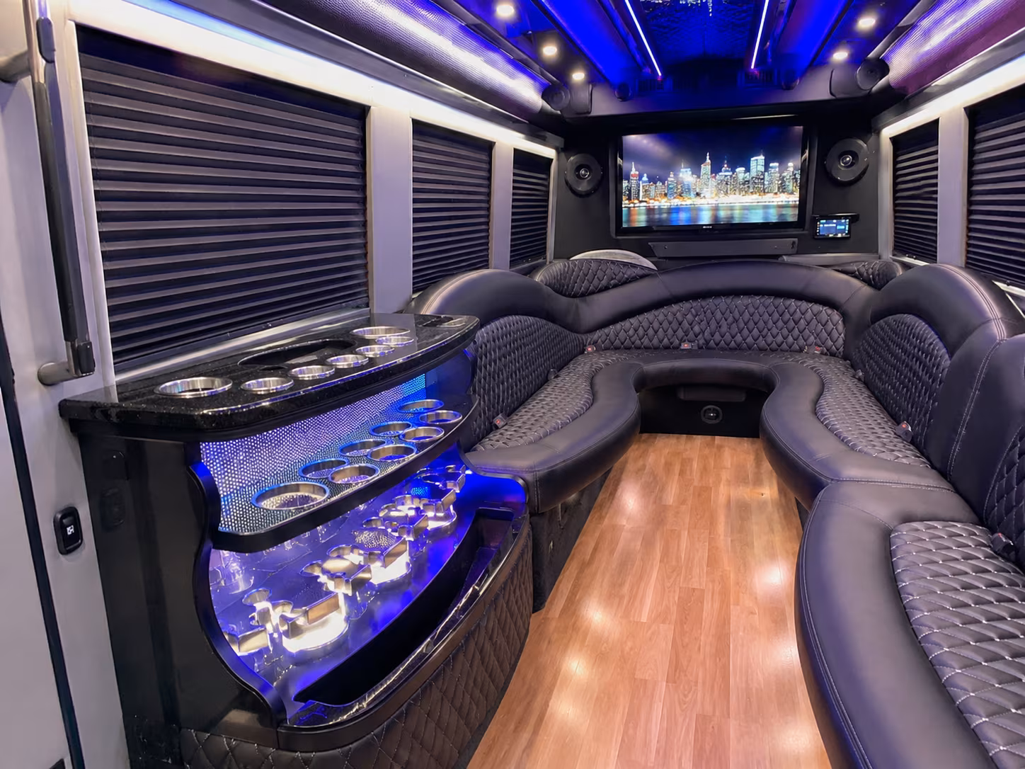 Wichita Bachelor & Bachelorette Transportation onboard seating