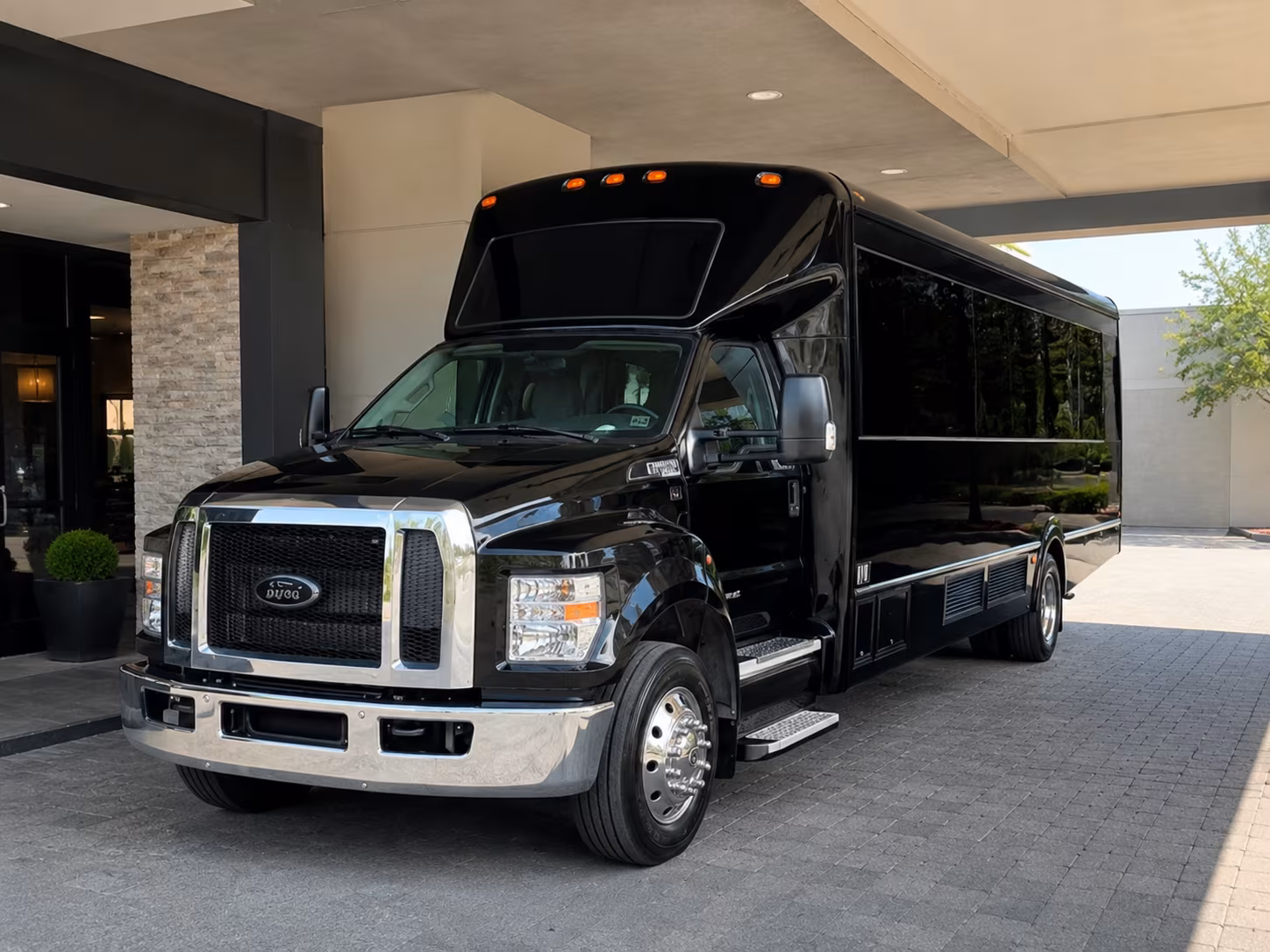 Wichita Prom & Homecoming Transportation party bus exterior