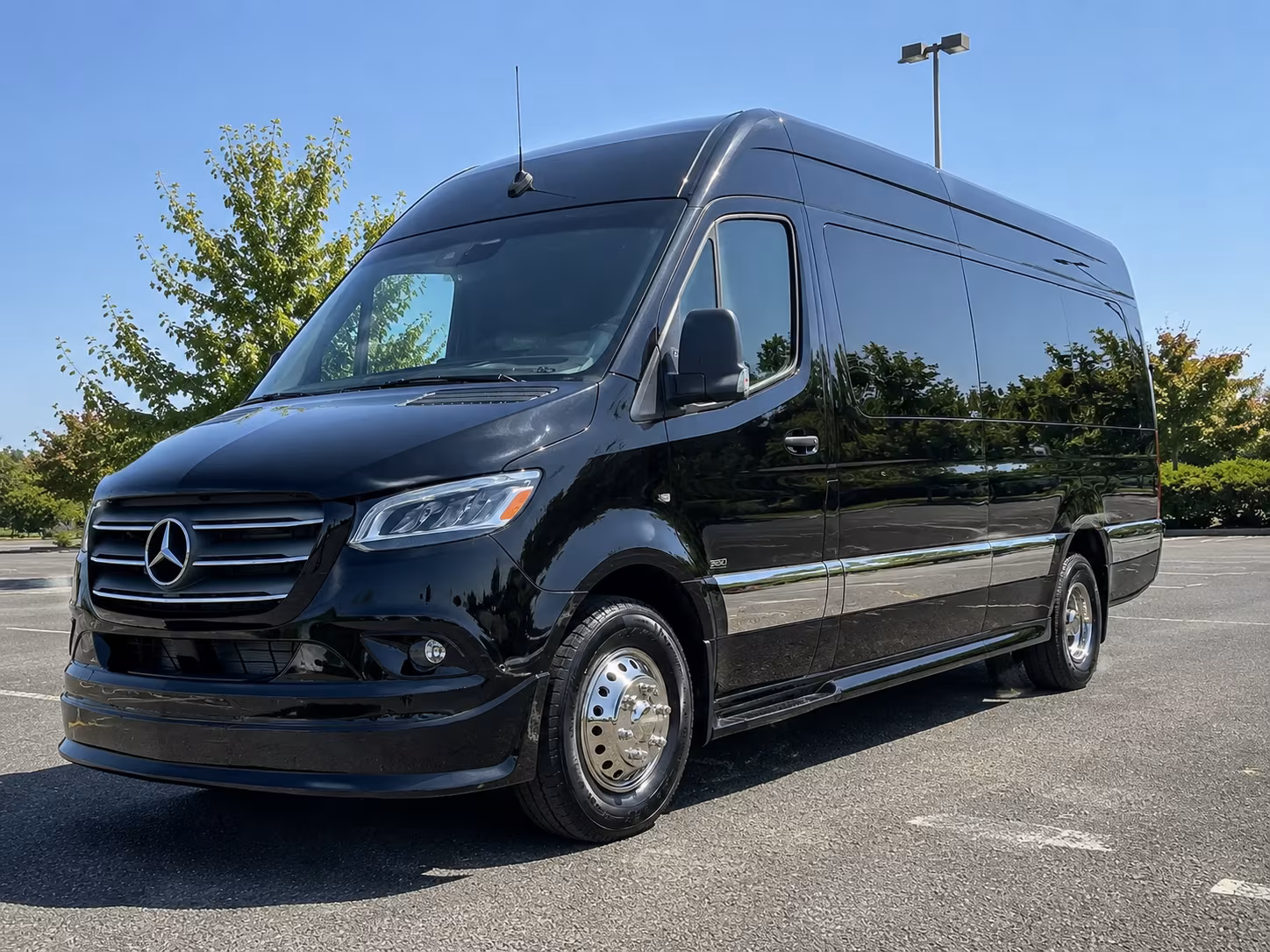 Wichita School Event Transportation party bus exterior
