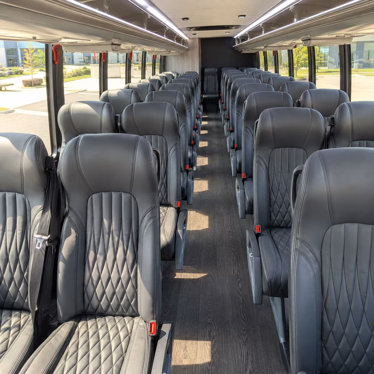Wichita School Event Transportation party bus exterior