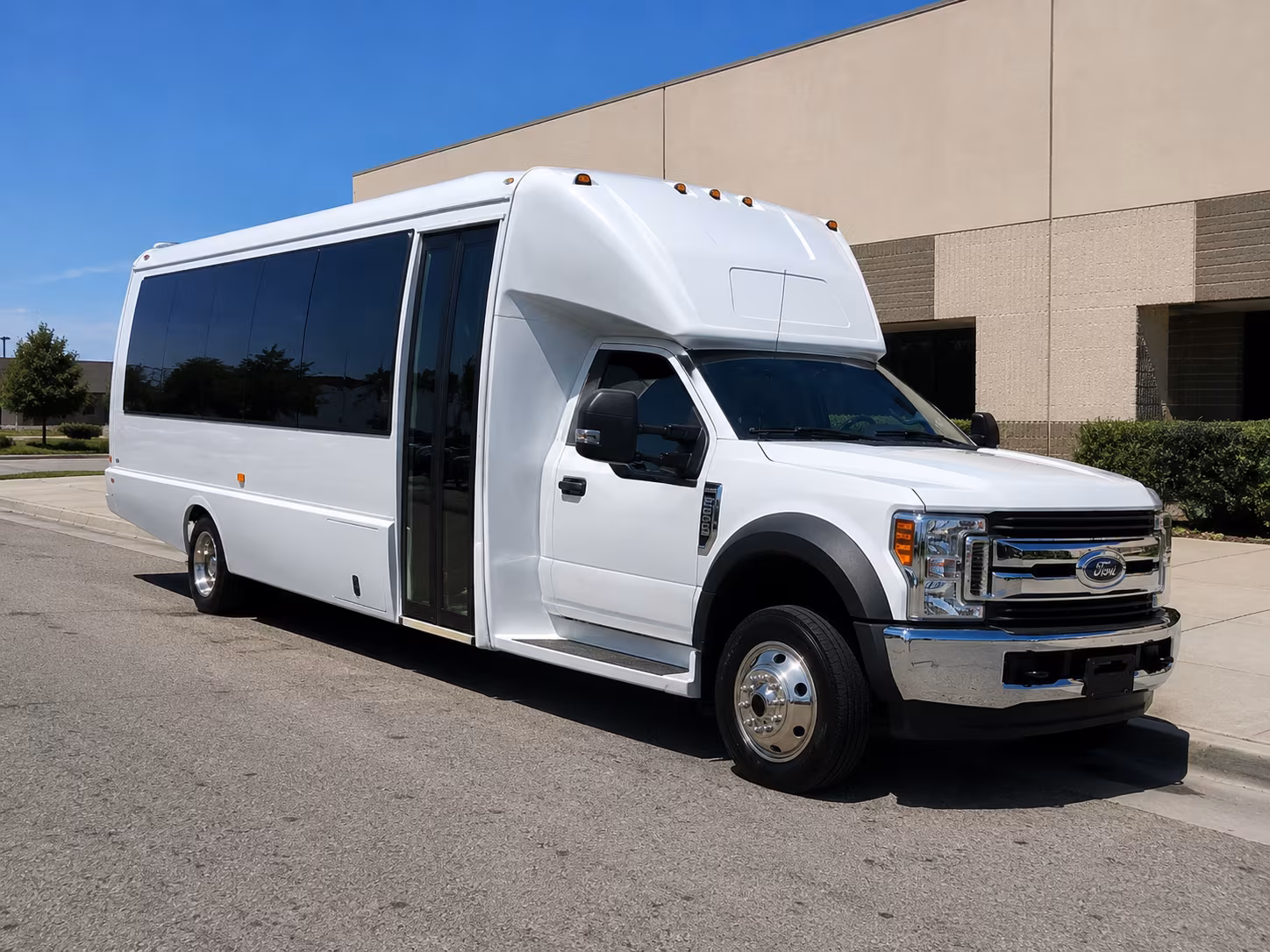Wichita School Event Transportation party bus exterior
