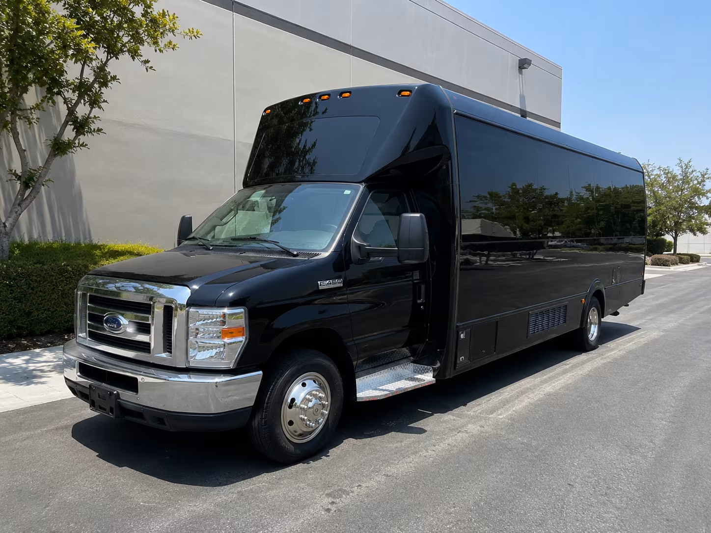 Wichita Sporting Event Transportation party bus exterior